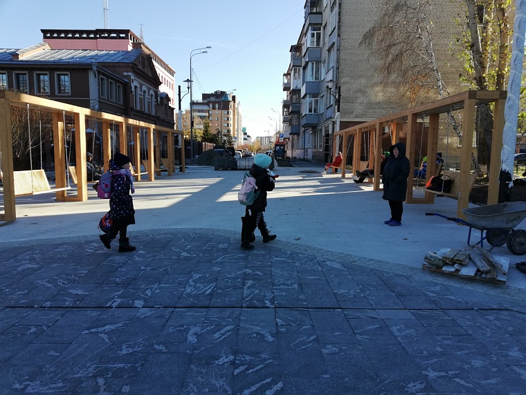 Благоустройство на улице Дзержинского закончат в 2022 году