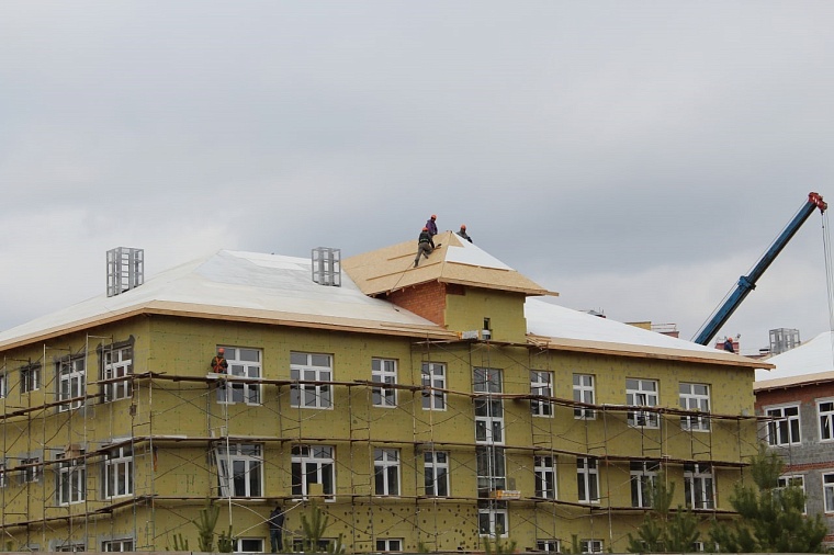 Строительство детсада в Ямальском-2 идет по плану