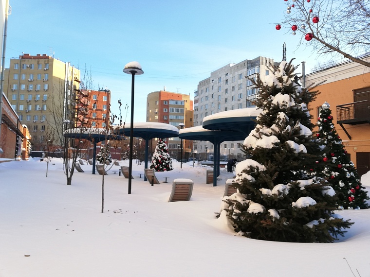 В центре Тюмени открыто современное пространство с амфитеатром