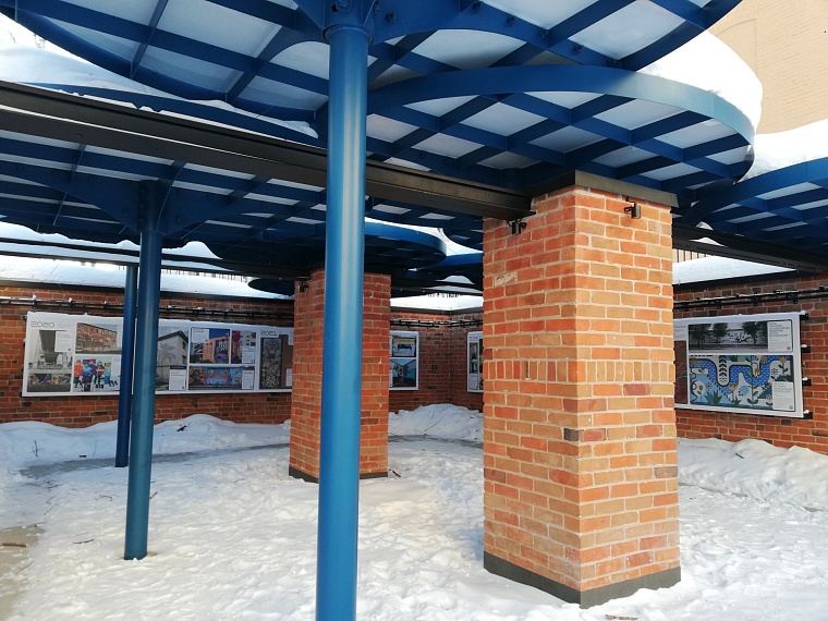 В центре Тюмени открыто современное пространство с амфитеатром