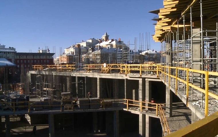 Новый корпус ТюмГУ готов до третьего этажа