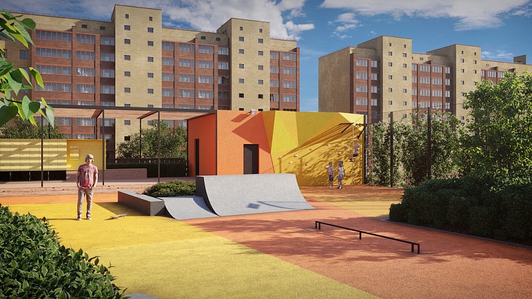 В Тюмени на крыше семиэтажного паркинга построят скейт-парк