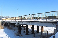 Пешеходный мост через реку Мергень в Ишиме демонтировали