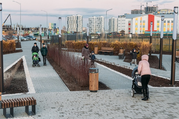 Тюменские парки, скверы и дворы преображаются благодаря нацпроекту
