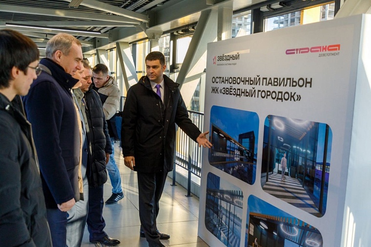 Жилые высотки на Мысу соединили теплыми надземными переходами с торговым центром