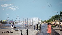 Тюменцам обещают новую набережную с пляжем и пешеходным мостом