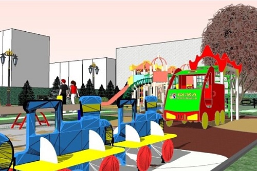 В центре Ишима благоустроят территорию у многоквартирных домов