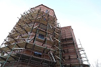 Как реставрируют дом Рубцовой и водонапорную башню в Тюмени