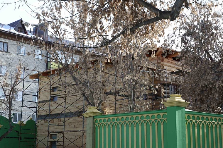 Как реставрируют дом Рубцовой и водонапорную башню в Тюмени