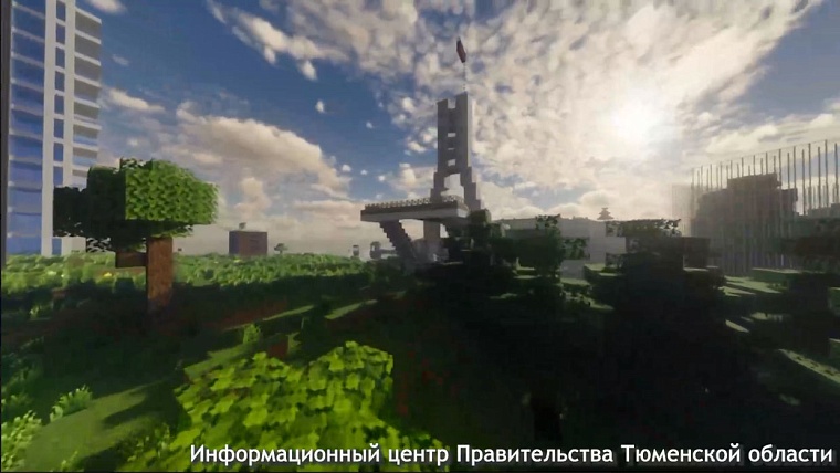 Тюменские школьники построили в Майнкрафте межвузовский кампус для себя в будущем