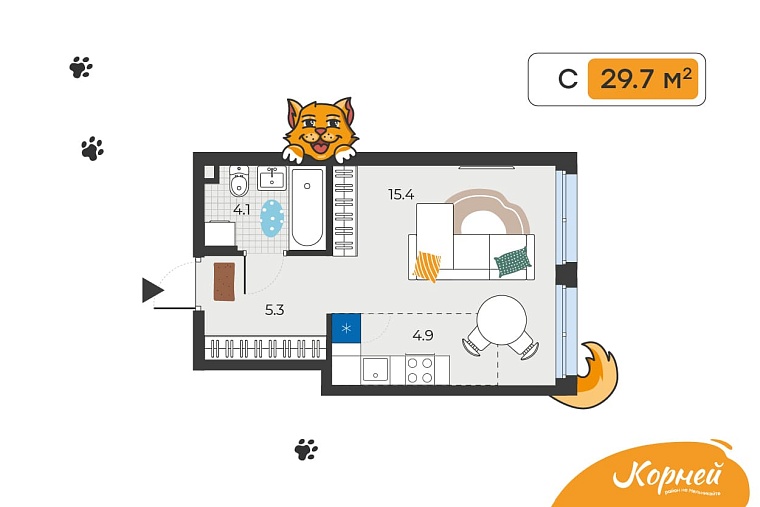 На юге Тюмени строится микрорайон будущего - "Корней"