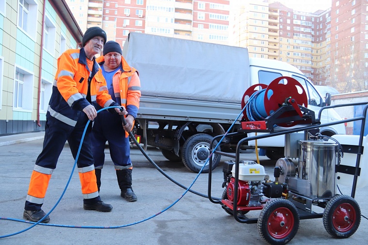 Тюменский водоканал приобрел новое оборудование для отогрева сетей