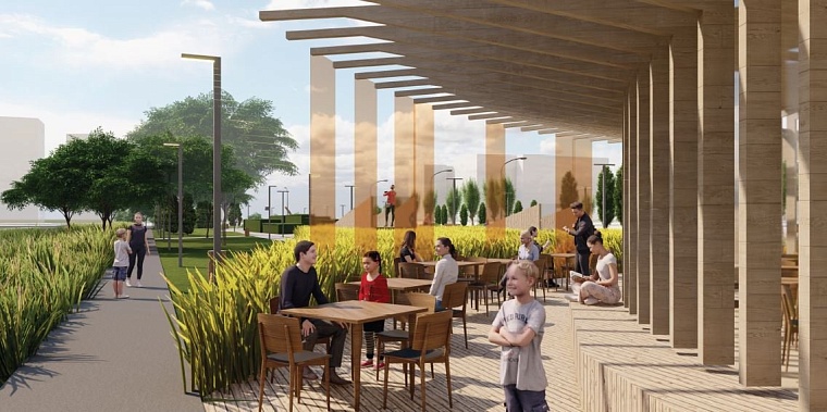 Новый сквер в Заречном микрорайоне Тюмени благоустроят по мотивам "Конька-горбунка"