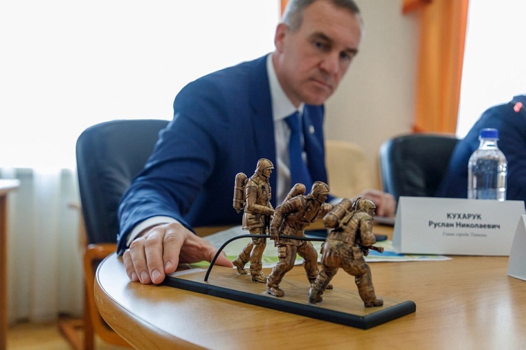 Стало известно, как будет выглядеть памятник Пожарным и Спасателям и бульвар в Тюмени в их честь