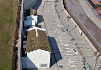 На набережной Туры появились зеленые крыши
