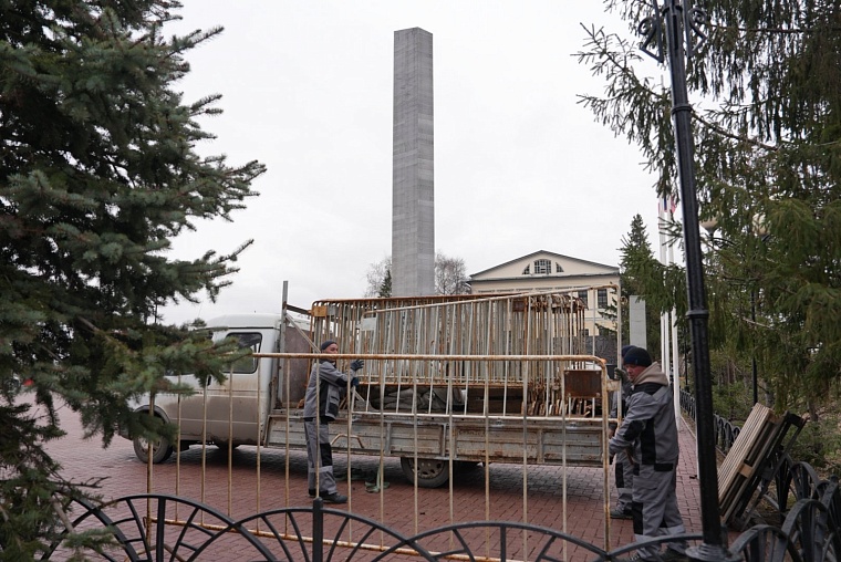 На Исторической площади в Тюмени начинается второй этап ремонта