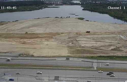 На строительство кампуса в Тюмени завезено 780 тысяч кубометров грунта