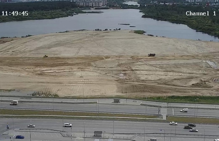 На строительство кампуса в Тюмени завезено 780 тысяч кубометров грунта