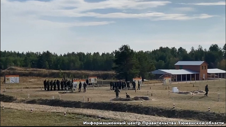В Тюмени проходит боевое слаживание мобилизованных из трех регионов
