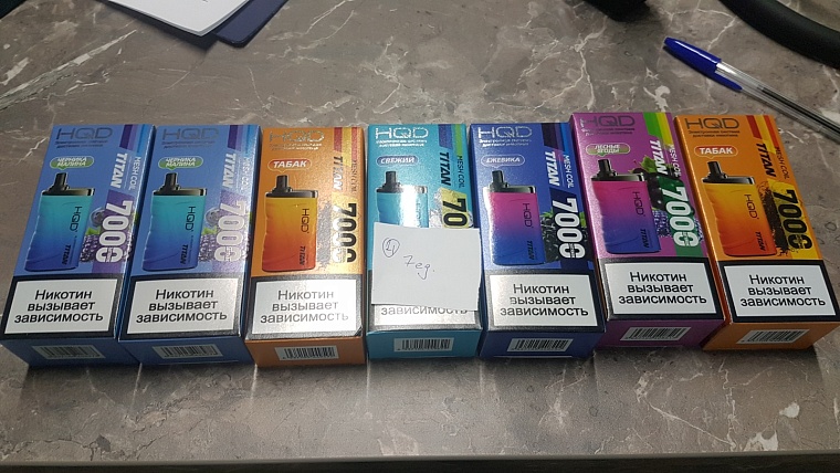 В Заводоуковске таможня изъяла из оборота более тысячи курительных систем