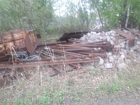 У Разбахты в Нижнетавдинском районе убрали горы мусора