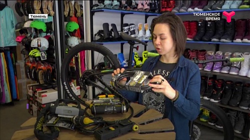 Велосипеды в Тюмени крадут и зимой