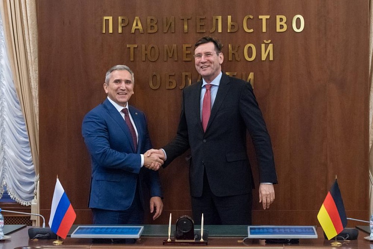 Губернатор Тюменской области и генконсул Германии обсудили перспективы сотрудничества