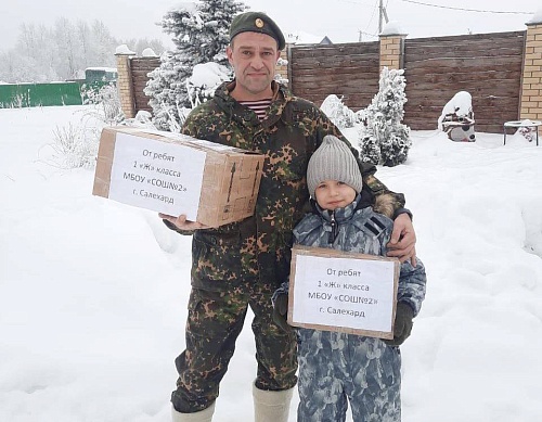 Ветераны тюменского спецназа доставили на передовую подарки бойцам-землякам