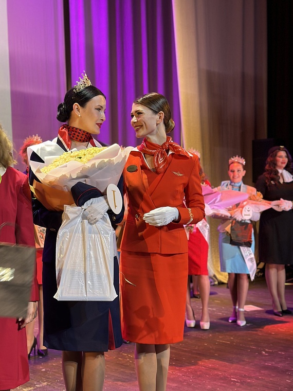 Победительница Анна Титовец. Фото: topstewardess.pro