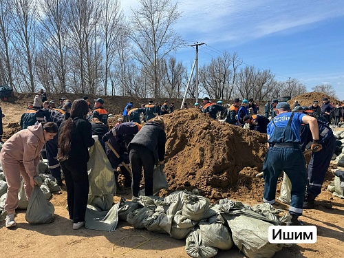 Оперативные данные: к утру 27 апреля река Ишим в Абатском поднялась до 1197 сантиметров