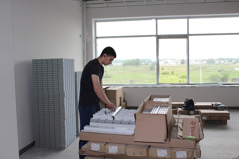 Новая школа в Плеханово готова на 90%, идет набор учеников