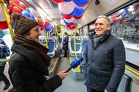 Тюменцам показали автобус будущего