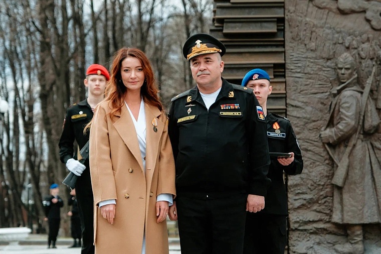 Ольга Швецова награждена медалью Министерства обороны "За помощь и милосердие"