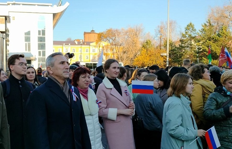 На Цветном бульваре проходит акция "Мы вместе"