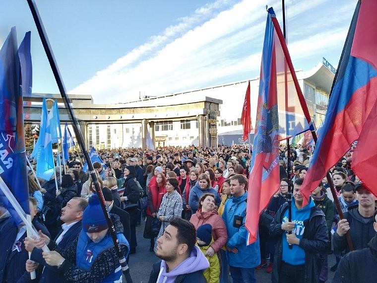 На Цветном бульваре проходит акция "Мы вместе"