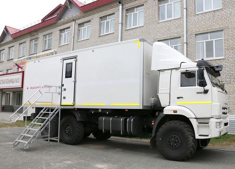 В Тюменской области первый ФАП на колесах принял пациентов