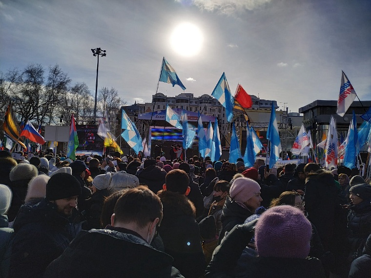 В Тюмени начался концерт в честь воссоединения Крыма с Россией