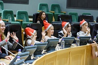 Дед Мороз из Великого Устюга ответил на вопросы тюменских школьников