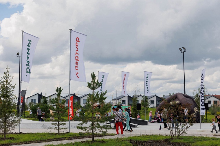 Новое место притяжения. В Тюмени появилась современная площадка для популярного вида спорта