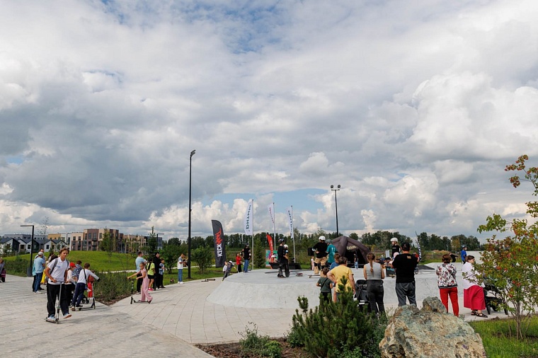 Новое место притяжения. В Тюмени появилась современная площадка для популярного вида спорта