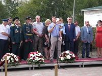 В Тюмени открыли памятник генералу армии Ивану Федюнинскому