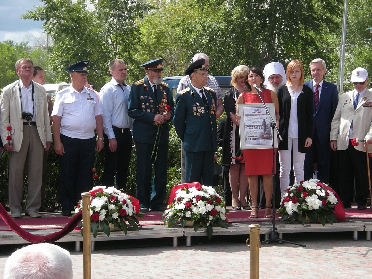 В Тюмени открыли памятник генералу армии Ивану Федюнинскому