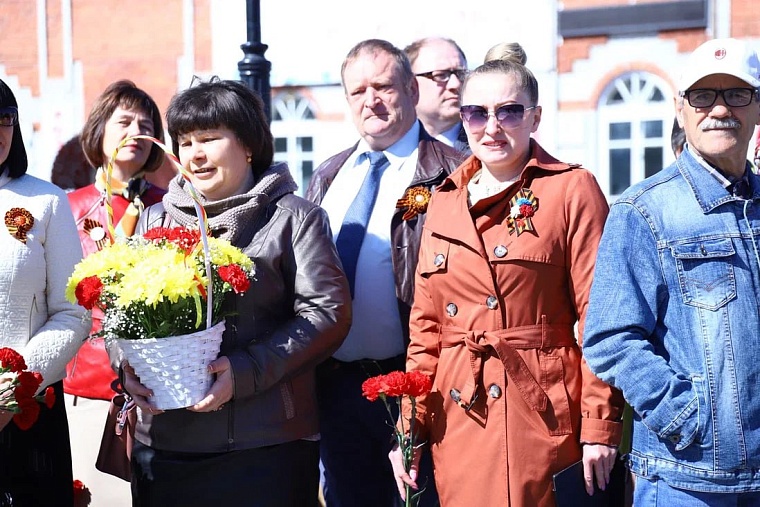 В Голышманово прошел праздничный митинг, посвященный Дню Победы