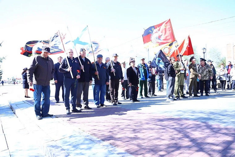 В Голышманово прошел праздничный митинг, посвященный Дню Победы