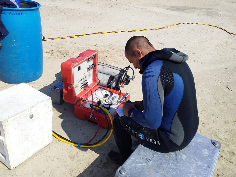 Водолазы в Тобольске повышают свои профессиональные навыки