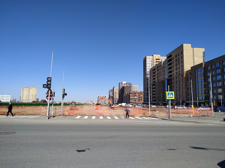 На улице Фармана Салманова в Тюмени появится велодорожка со светофорами