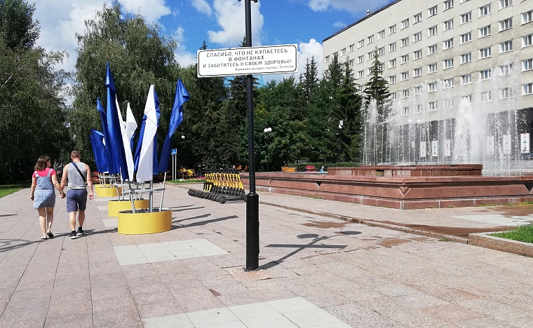 В День ВДВ врач предостерёг от купания в фонтанах