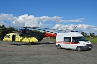 46 пациентов из труднодоступных районов Тюменской области доставлены в больницы вертолетом