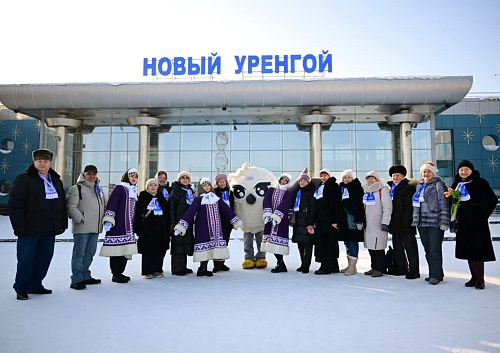 Ветераны газодобывающего предприятия посетили Новый Уренгой