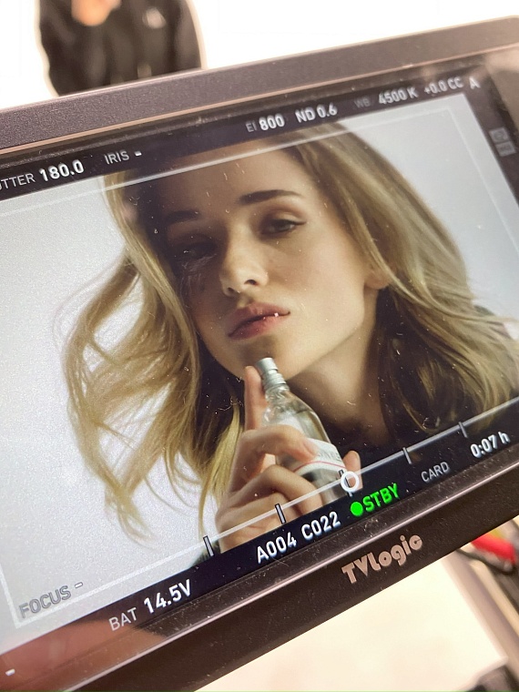 Съемки клипа Calvin Kleine